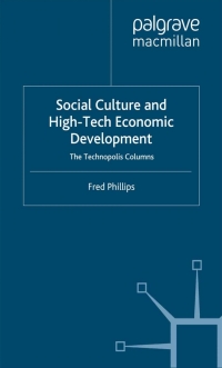 Cover image: Social Culture and High-Tech Economic Development 9781403999511