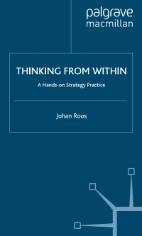 Cover image: Thinking from Within 9781403986702