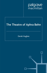 Imagen de portada: The Theatre of Aphra Behn 9780333760307