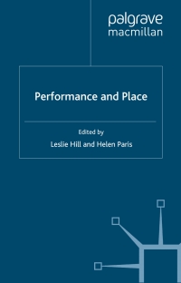 Cover image: Performance and Place 9781403945037