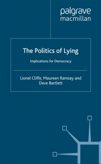 Titelbild: The Politics of Lying 9780333717387