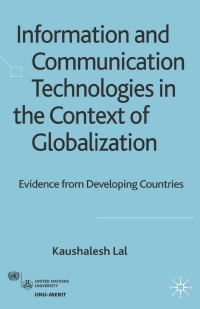 Cover image: Information and Communication Technologies in the Context of Globalization 9780230539822