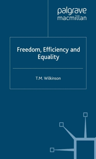 Imagen de portada: Freedom, Efficiency and Equality 9780333736029