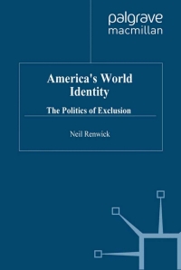 Cover image: America’s World Identity 9780333774601