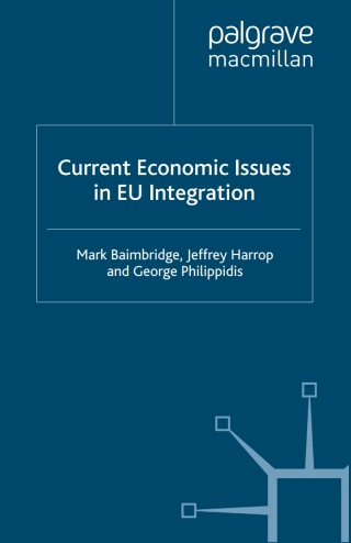 Cover image: Current Economic Issues in EU Integration 9781403917966