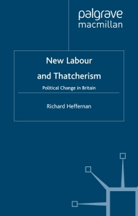 Cover image: New Labour and Thatcherism 9780333738979