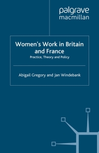 Imagen de portada: Women’s Work in Britain and France 9780333683071