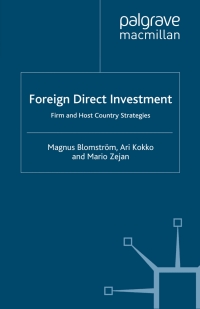 Imagen de portada: Foreign Direct Investment 9781349421022