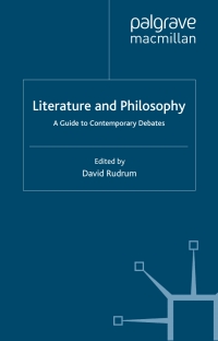 Cover image: Literature and Philosophy 9781403947734