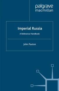 Cover image: Imperial Russia 9780333763933