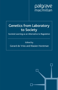 صورة الغلاف: Genetics from Laboratory to Society 9780230005358