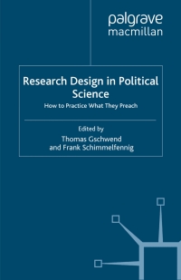 Cover image: Research Design in Political Science 9780230019478