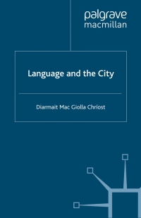 Cover image: Language and the City 9780230018785