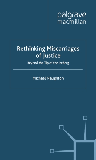 Cover image: Rethinking Miscarriages of Justice 9780230019065