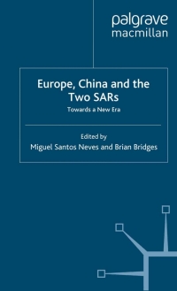 表紙画像: Europe, China and the Two SARs 1st edition 9780333802588