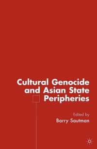 Cover image: Cultural Genocide and Asian State Peripheries 9781403975744