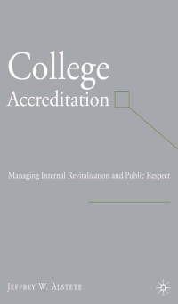 Cover image: College Accreditation 9781403974204