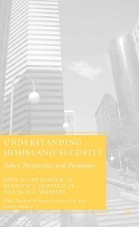 Cover image: Understanding Homeland Security 9781403972422