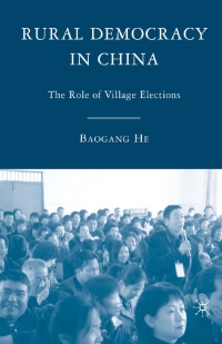 Omslagafbeelding: Rural Democracy in China 9780230600164