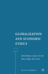 Cover image: Globalization and Economic Ethics 9780230600898