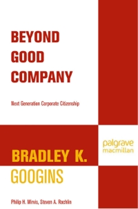 Cover image: Beyond Good Company 9781349540105