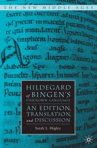 Imagen de portada: Hildegard of Bingen’s Unknown Language 9781349537341