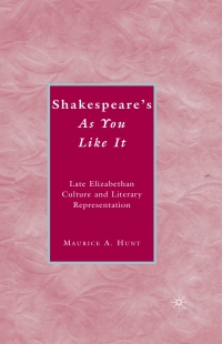 Cover image: Shakespeare’s As You Like It 9780230603318