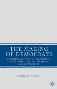 Imagen de portada: The Making of Democrats 9781349369744