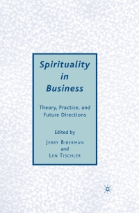 Imagen de portada: Spirituality in Business 9780230603714