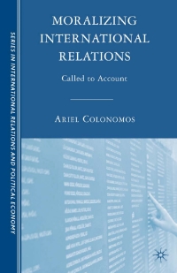 Cover image: Moralizing International Relations 9781349369904