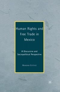 Imagen de portada: Human Rights and Free Trade in Mexico 9780230606555