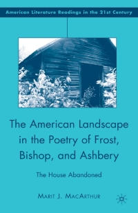 Titelbild: The American Landscape in the Poetry of Frost, Bishop, and Ashbery 9781349371501