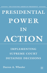 Cover image: Presidential Power in Action 9780230603691