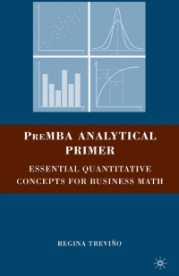 Titelbild: PreMBA Analytical Primer 9780230609136