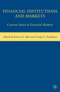 Imagen de portada: Financial Institutions and Markets 9781349375837