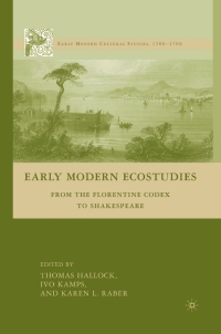 Imagen de portada: Early Modern Ecostudies 9781349372355