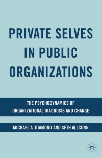 Imagen de portada: Private Selves in Public Organizations 9780230613096