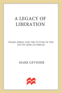 Cover image: A Legacy of Liberation 9780230611009
