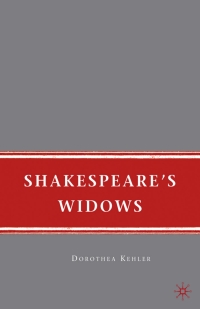 Imagen de portada: Shakespeare's Widows 9780230617032