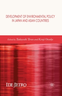 Omslagafbeelding: Development of Environmental Policy in Japan and Asian Countries 9780230004702
