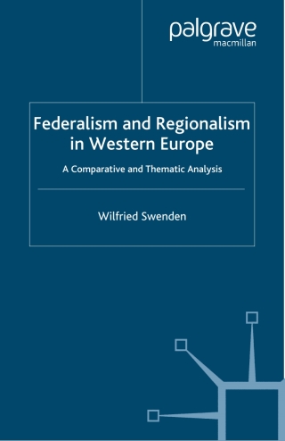 Cover image: Federalism and Regionalism in Western Europe 9781403906274
