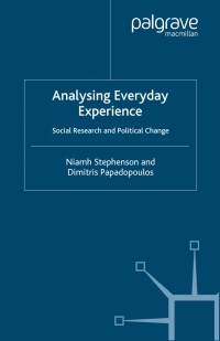 Cover image: Analysing Everyday Experience 9781403935588