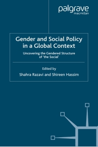 Imagen de portada: Gender and Social Policy in a Global Context 9781403996305