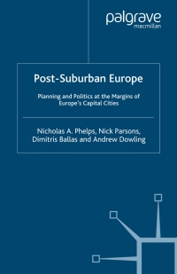 Cover image: Post-Suburban Europe 9780230002128