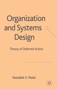 Cover image: Organization and Systems Design 9781403991645