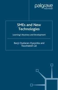 Imagen de portada: SMEs and New Technologies 9780230002012