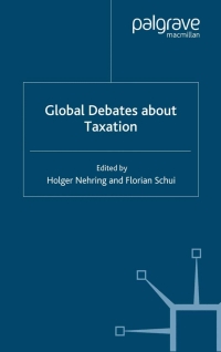 Imagen de portada: Global Debates About Taxation 9781403987471