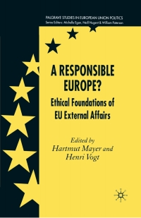 Imagen de portada: A Responsible Europe? 9781403988164