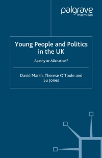 Imagen de portada: Young People and Politics in the UK 9780230001312