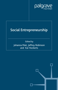 Immagine di copertina: Social Entrepreneurship 9781403996640